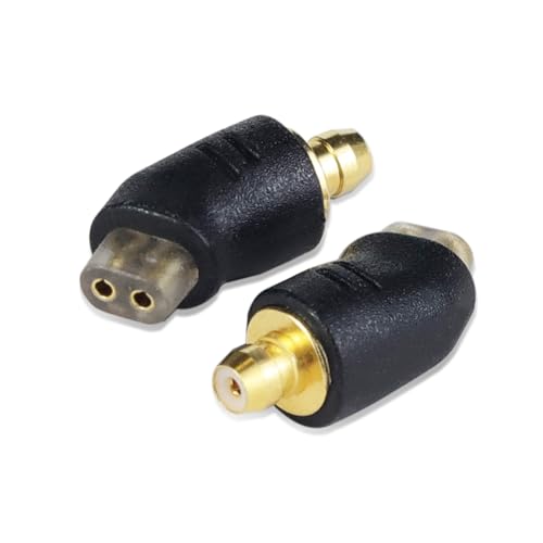 okcsc Ear QDC �ϊ� �ϊ��R�l�N�^ �C���z���W���b�N �ϊ� Pentaconn Ear�i�I�X�j- QDC�i���X�jAcoustune�p HS1790TI�EHS1750CU�ȂǂɓK������ 2�Z�b�g �u���b�N