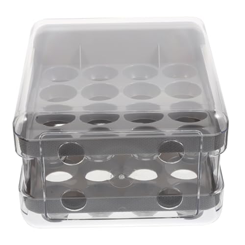 Tiroir à œufs pour réfrigérateur transparent plastique PP économiseur d'espace