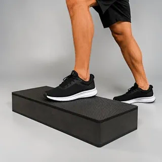 Step E.V.A 60 X 28 X 10 Para Exercíos Fitness Aeróbico Academia Esporte (Preto)