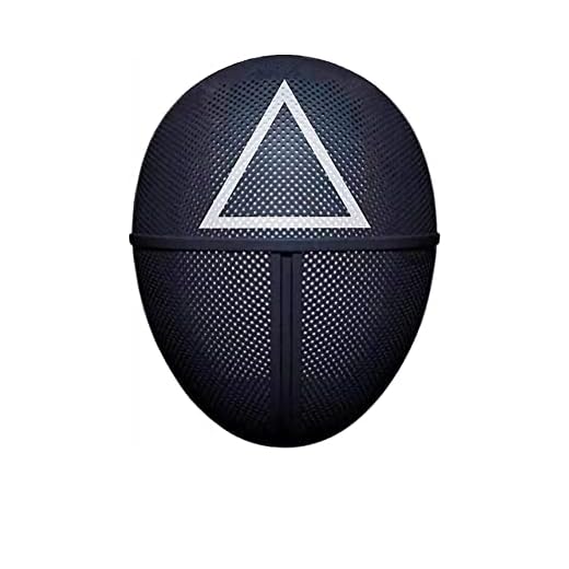 Generique Máscara Juego del Calamar Triángulo Rígida