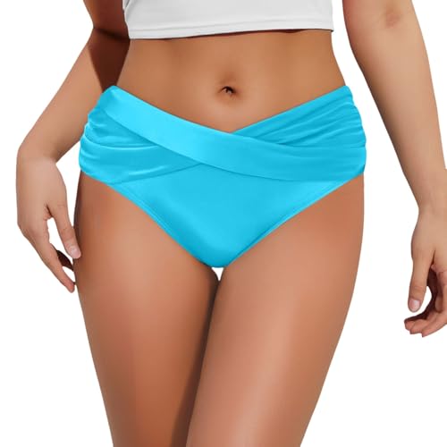2026 traje de baño mujer bikini parte delantera traje de baño fruncido traje de baño, BU1, XXL