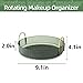 Makeup Organizer for Vanity, 360° Rotating Bathroom Organizer Countertop, High-Capacity Skincare Organizer, Spinning Cosmetics Organizer for Dresser Countertop (1 Tier, Green)