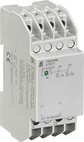 Dold & Söhne bajo voltaje Relé il9071.12 3/N ac400 V bajo voltaje de überwachungsrelais para la instalación en serie 4030641430702
