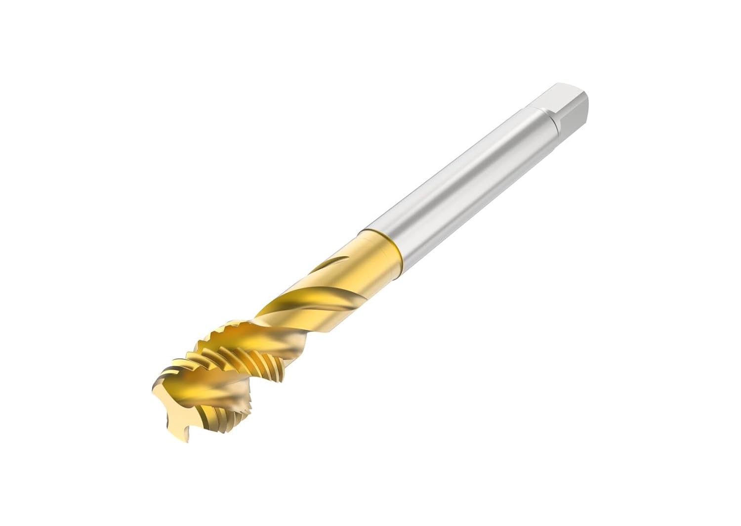 Seco Tools 10139627 Thread Tap T32-R40N09C05-7/16-20-21R, UNF7/16 20 Diameter, Cylindrical Shank, 2B Tolerance, Right Cutting, DIN374, C Chamfer Type, Precision Cutting Tool