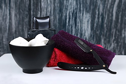 100 Blades + Facón Professional Classic Straight Edge Barber Razor - Salon Quality Cut Throat Shavette #TOP1