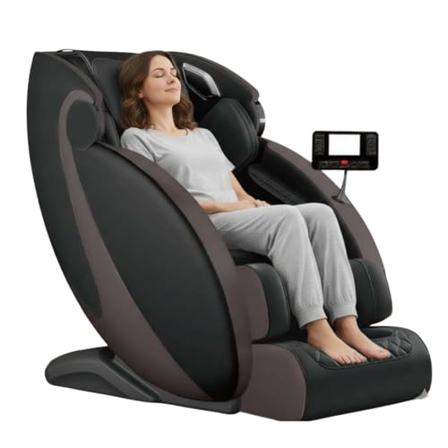 Image of SOBO RelaxLuxe Full Body Massage Chair Zero Gravity Shiatsu, Air Compression, Heat Therapy, Bluetooth, Touchscreen Control - Ultimate Relaxation for Home & Office 5 Year Warranty