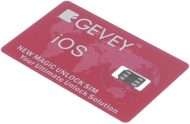 Gazechimp GPP LTE 4G+Unlock Turbo Sim Card For 8 7 6S 6 Plus 5S SE IOS 11 Red