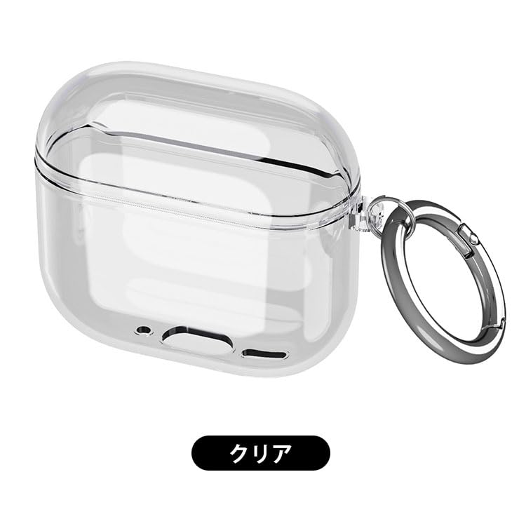 Amazon | AGENIUS・AirPods 4 クリアケース カバー クリア 透明 TPU 