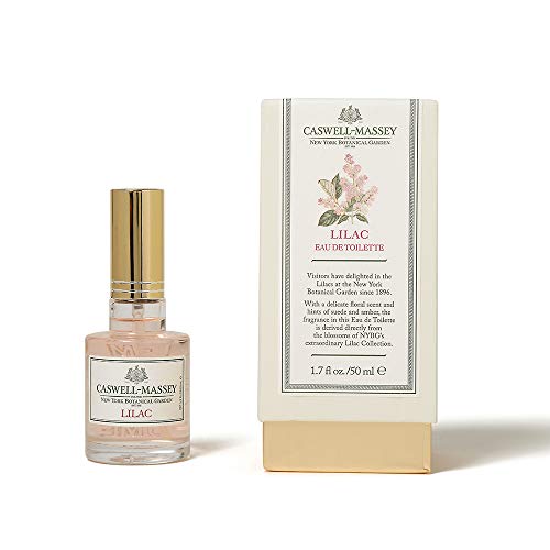 Caswell-Massey Lilac Eau De Toilette, Scents of Sparkling Bergamot & Leafy Green Accord, Fragrance For Men & Women, Made In USA, 50 mL