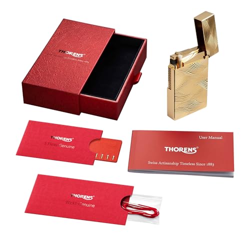 THORENS Aqua Rhythm - Gold Lighter Gift Box, Unique Vintage