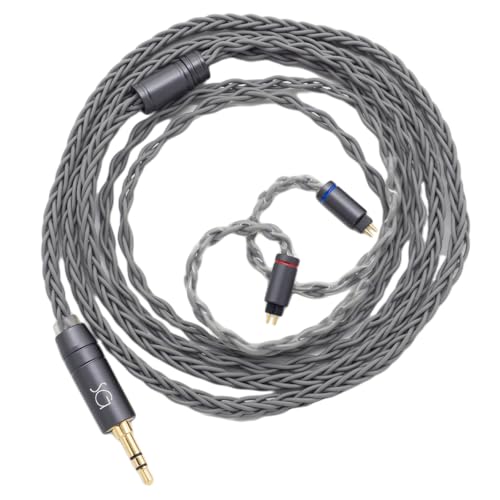 SoundsGood BlueFlame �u���[�t���C�� 8�c �n���h���C�h ���P�[�u�� �����x ���_�f�� PCUHD �C���z�� �A�b�v�O���[�h �P�[�u�� �o�����X�ڑ� �����P�[�u�� (Ash 2Pin(CIEM)-3.5mm)