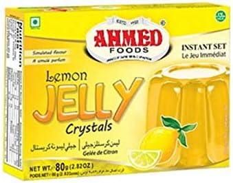 Ahmed Foods Lemon Jelly Crystals, 80 g