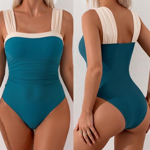 Maillot de bain une pièce gainant en nylon à séchage rapide pour la piscine - 7