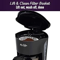 Mr. Coffee Black Coffee Maker, 12 Cups, with Auto Pause and Glass Carafe, Perfect for Home and Office Use — image 4