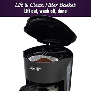 Mr. Coffee Black Coffee Maker, 12 Cups, with Auto Pause and Glass Carafe, Perfect for Home and Office Use — photo 4 of 5