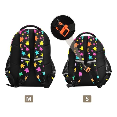 Sac à dos école étoiles noires pour accompagner la rentrée des classes