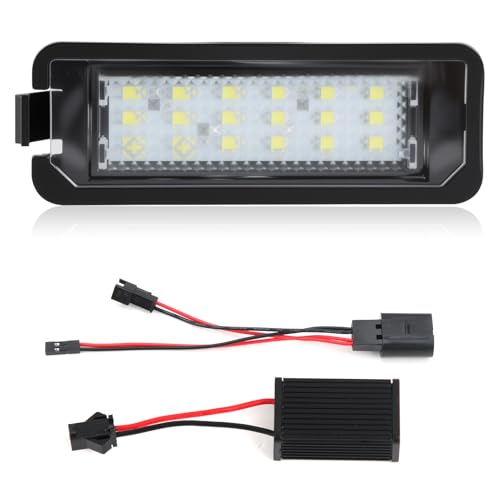 LED Kennzeichenbeleuchtung für Golf 4 5 6 MK4 MK5 MK6, Nummernschild Beleuchtung für Passat Polo CC Eos Scirocco Beetle Lupo, Wechseln Kennzeichen Beleuchtung 18 SMD für Seat Ibiza Leon Exeo Altea LED Kennzeichenbeleuchtung für Golf 4 5 6 MK4 MK5 MK6, Nummernschild Beleuchtung für Passat Polo CC Eos Scirocco Beetle Lupo, Wechseln Kennzeichen Beleuchtung 18 SMD für Seat Ibiza Leon Exeo Altea