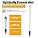 Sand Point Water Well Drilling Kit, Shallow Well Point 1-1/4 inch by 36 inch Pipe Length 60 Gaze Screen, Heavy Duty Stainless Steel Drive Points