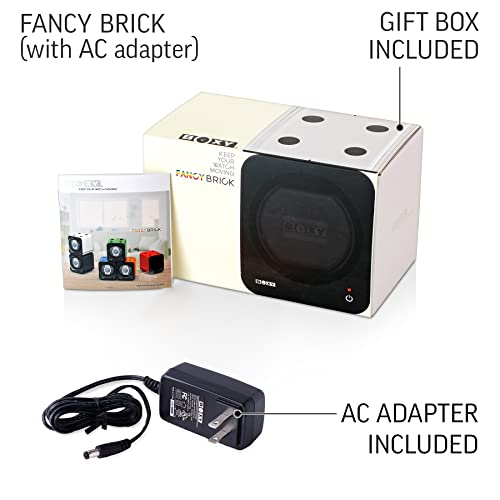 Abest Boxy Watch Winder for Automatic Watches with Vertical Rotor Stop (with AC Adapter, White)