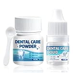 Teeth Filling Repair Kit Permanent, Dental Cement, Temporary Tooth Filling Kit for Fillings or Fixing Loose Crowns, Inlays, or Braces, Simple and Durable