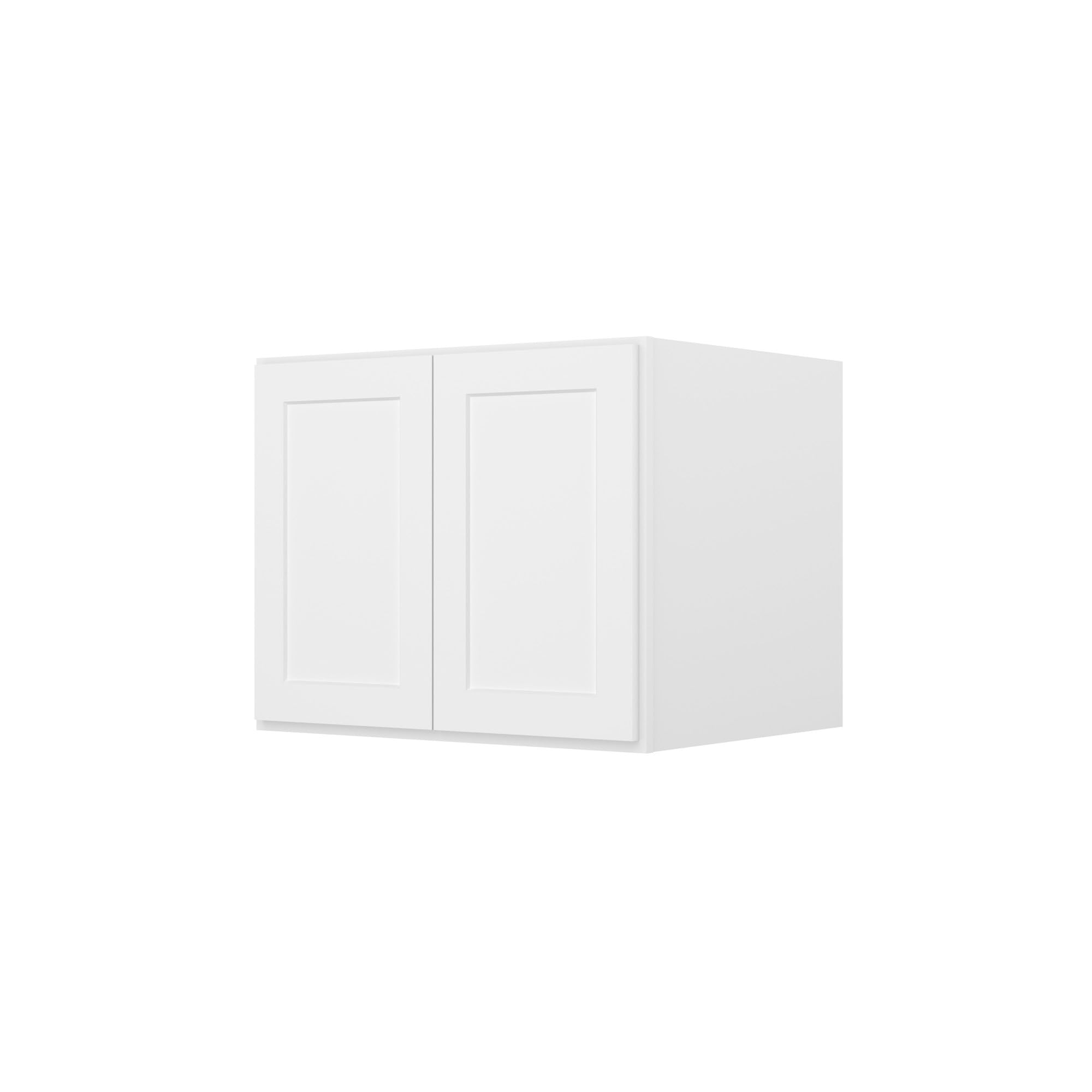 Furinno Shaker Wall Refrigerator Top Kitchen Cabinet, 2-Doors, White