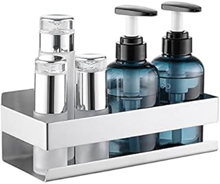 KES Bathroom Shelf Wall Mounted, 23 CM Shower Shelf Screw Mounted, SUS304 Stainless Steel Shower Caddy 23CM Brushed Steel, BSC205S23B-2