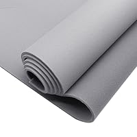UXCELL 150G Tissu De Revêtement De Tête En Daim 56x145cm 61x145cm 115x145cm 193x152cm Dos En Mousse Pour Réparation De Toit Intérieur De Voiture Gris Clair