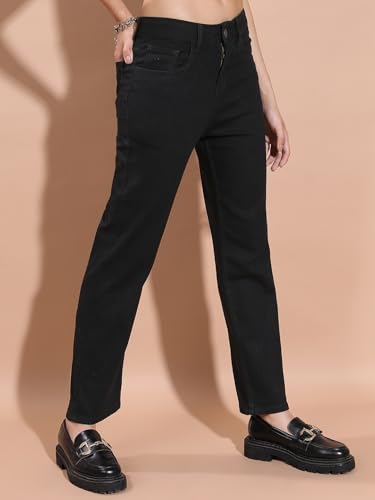Image of Tokyo Talkies Women High Waist Straight Fit Jeans