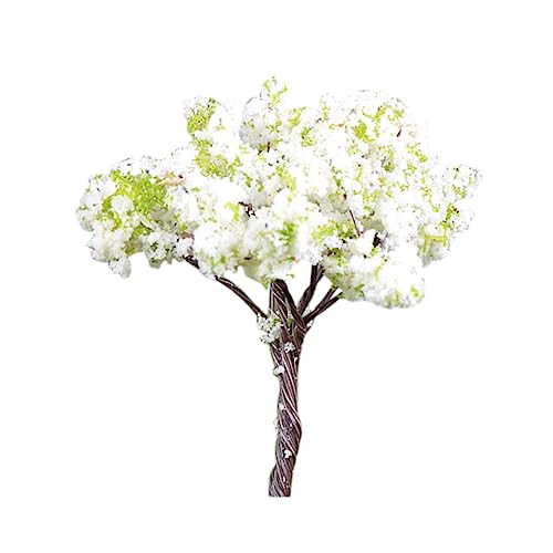 HOODANCOS Artificial Tree Plastic Flower Ornaments Real Touch Greenery Miniature