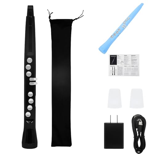 Electronic Wind Instrument, Mini Synthesizer with 99 Tones, 2026 New Electronic Wind Instrument, Portable Mini Digital Electric Saxophone, Soprano Saxophone, Suitable for Music Lovers (Black)