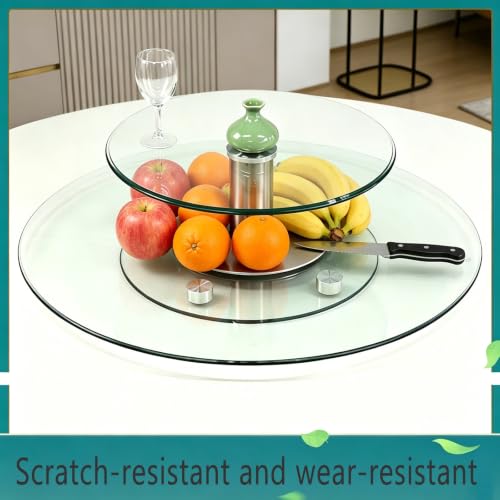 Plateau de table en verre de remplacement 65cm pour table basse de salon