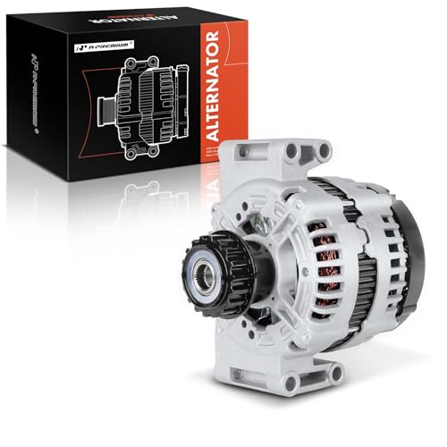 A-Premium Alternator Compatible with Volvo XC60 2010/2013-2014, XC90 2007-2014, S60 2011-2013, XC70 2008-2010/2013-2015, S80 2007-2015, V70 & Land Rover LR2, 12V 150A 18-Groove Decoupler Pulley CCW