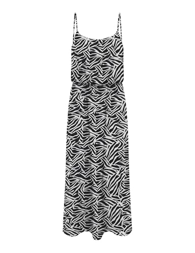 Robe longue noire à bretelles ONLY idéale pour vos soirées d'été