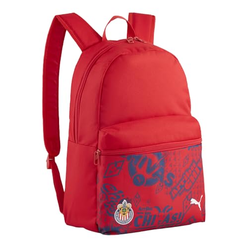 Sac à dos PUMA Chivas Culture rouge et blanc taille M pour supporter au quotidien