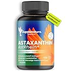 EINFÜHRUNGSANGEBOT | Astaxanthin 8mg hochdosiert | 130 Kapseln | MARKENROHSTOFF: AstRhein® | Quellwasser Kultivierung | Vegan - Astaxantin von SUPPLENATURA®