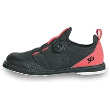 900 Global 3G Mens Speed Dial Right Hand Bowling Shoes - Black/Red 14 M US