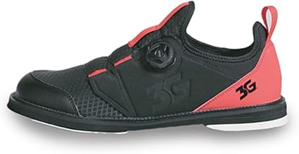 900 Global 3G Men's Speed Dial Right Hand Bowling Shoes - Black/Red 9 M US
