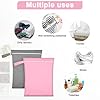 AOOSA 2PCS Wet Bags, Reusable Cloth Diaper Bags with Handle and Zipper, Lightweight Waterproof Travel Laundry Bag, Washable Wet Dry Bag for Baby Items Travel Beach Swimming Gym Camping(Gray & Pink) #4