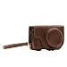 Produktbild MegaGear Panasonic Lumix DMC-LX10 Ever Ready Leder Kamera-Case mit Trageriemen und Batteriezugang Dunkelbraun MG1133