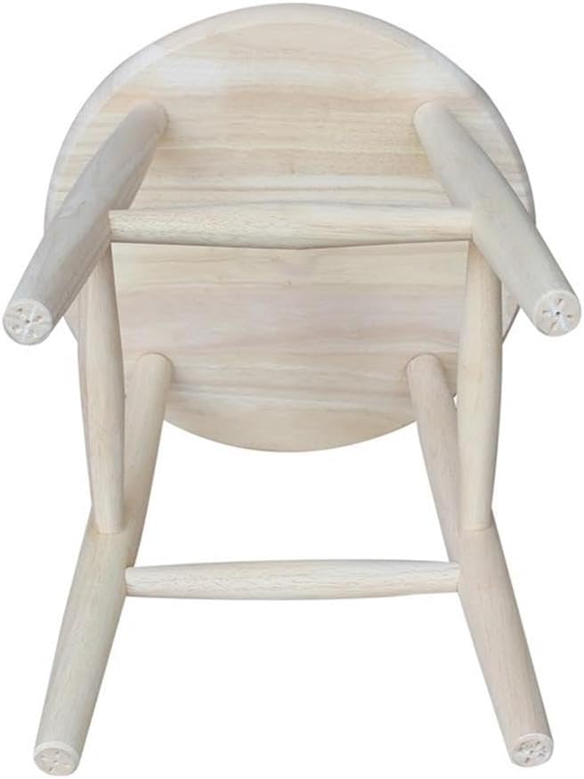 International Concepts Swivel Stool Barstool, 18 inch, Unfinished