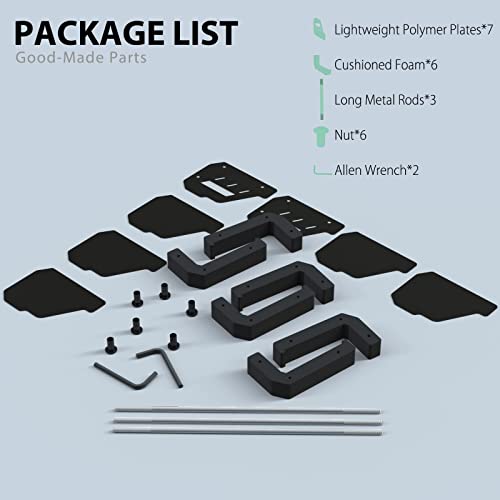 Antreemag Gun Rack For Pistol, Soft Foam Pistol Holder For Gun Safe, Cabinet, Storage, Handgun Stand Organizer Accessories With 6 Gun Slots #TOP4