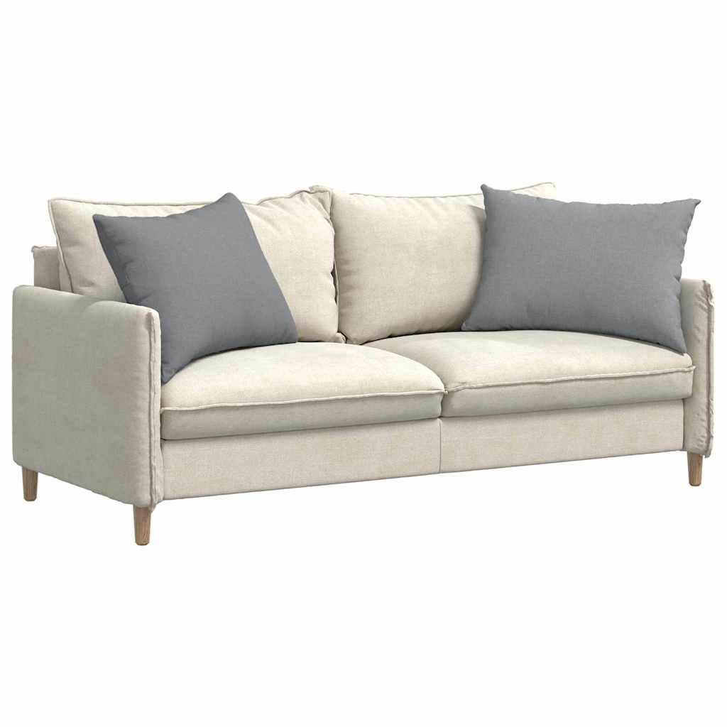 2er Set Sofakissen Hellgrau 70 x 50 cm Stoff Couchkissen | Weiche Couchkissen im 2er Set mit abnehmbarem Bezug für gemütliche Stunden im Wohnzimmer und Schlafzimmer.
