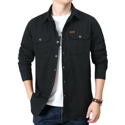 Chemise à manches longues pour homme idéale pour le bureau