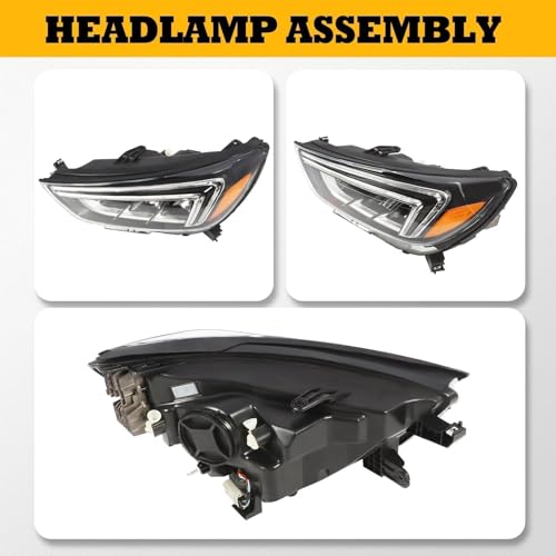 Jecoupoon Headlight Assembly Compatible with Encore 2017-2020 42740097 by Jecoupoon - Image 7