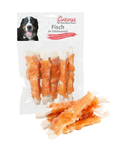 Corwex Hundesnack Fisch im Filetmantel (12 x 70g)