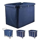 Wäschekorb-Ersatztasche – wasserdichte Oxford-Auskleidung für 400 l kommerzielle Korbwagen – langlebige Aufbewahrungslösung aus Stoff