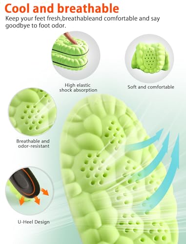 Image of 4D Cloud Soles Kids Insoles - Children's Plantar Fasciitis Memory Foam Shoe Inserts- Arch Support Comfort Shoe Sole Insert for Sneakers