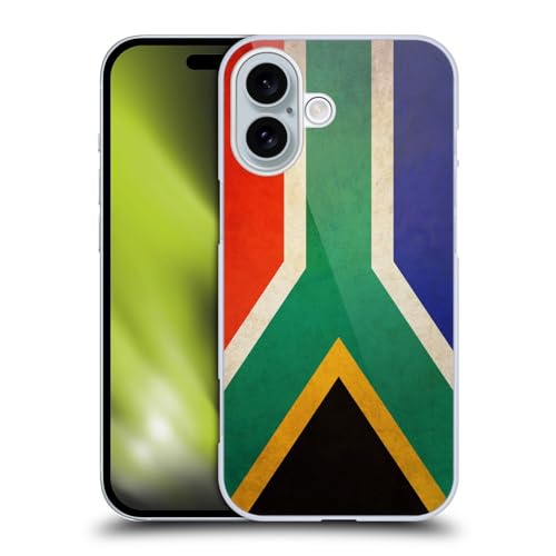 Head Case Designs South Africa South African Vintage Flags Hard Back Case Compatible with Apple iPhone 16