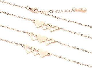 Best Friend Bracelet for 3 Sister Jewelry Bangle Gift Friendship (3 Sister Bracelet)