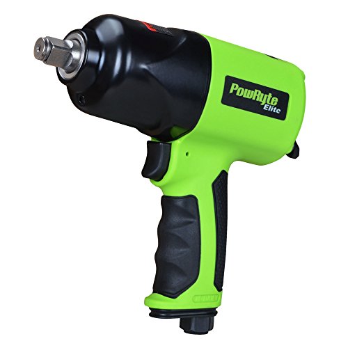 PowRyte 1/2-Inch Air Impact Wrench, 800 ft-lbs, Twin Hammer
